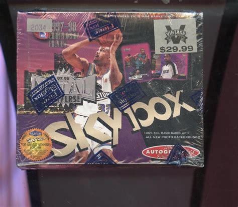 1997-98 metal universe box|97 98 skybox metal universe.